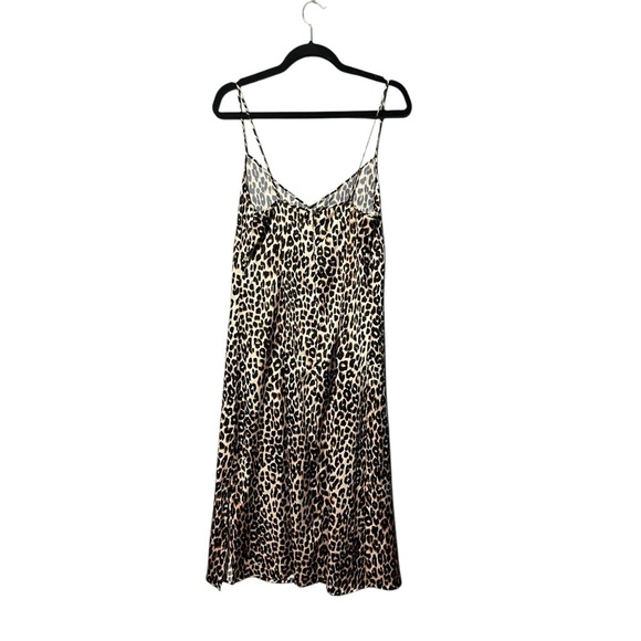 Two Arrows Leopard Print Midi Slip Dress - Picture 3 of 7